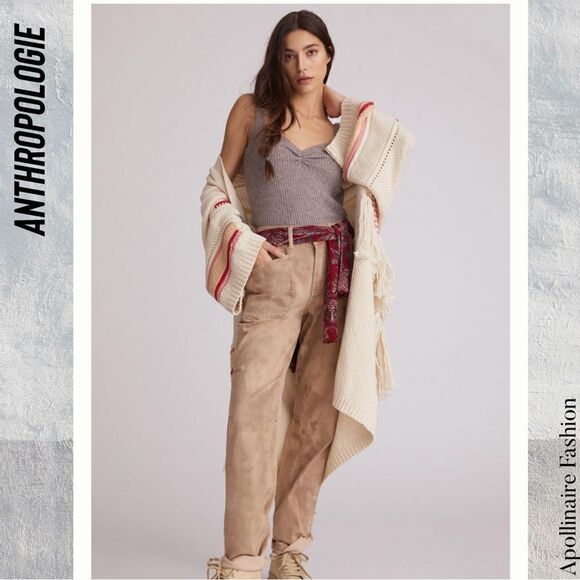 ANTHROPOLOGIE BY PILCRO THE WANDERER RELAXED JEANS IN BRONZE NWT SIZE 31 - Picture 6 of 7